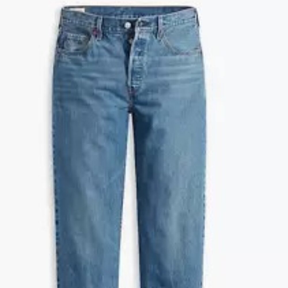 LEVI'S 501 '90S BUTTON FLY WOMEN'S PREMIUM DENIM JEANS NEW TAGS 26 X 30 MID RISE - Picture 7 of 15